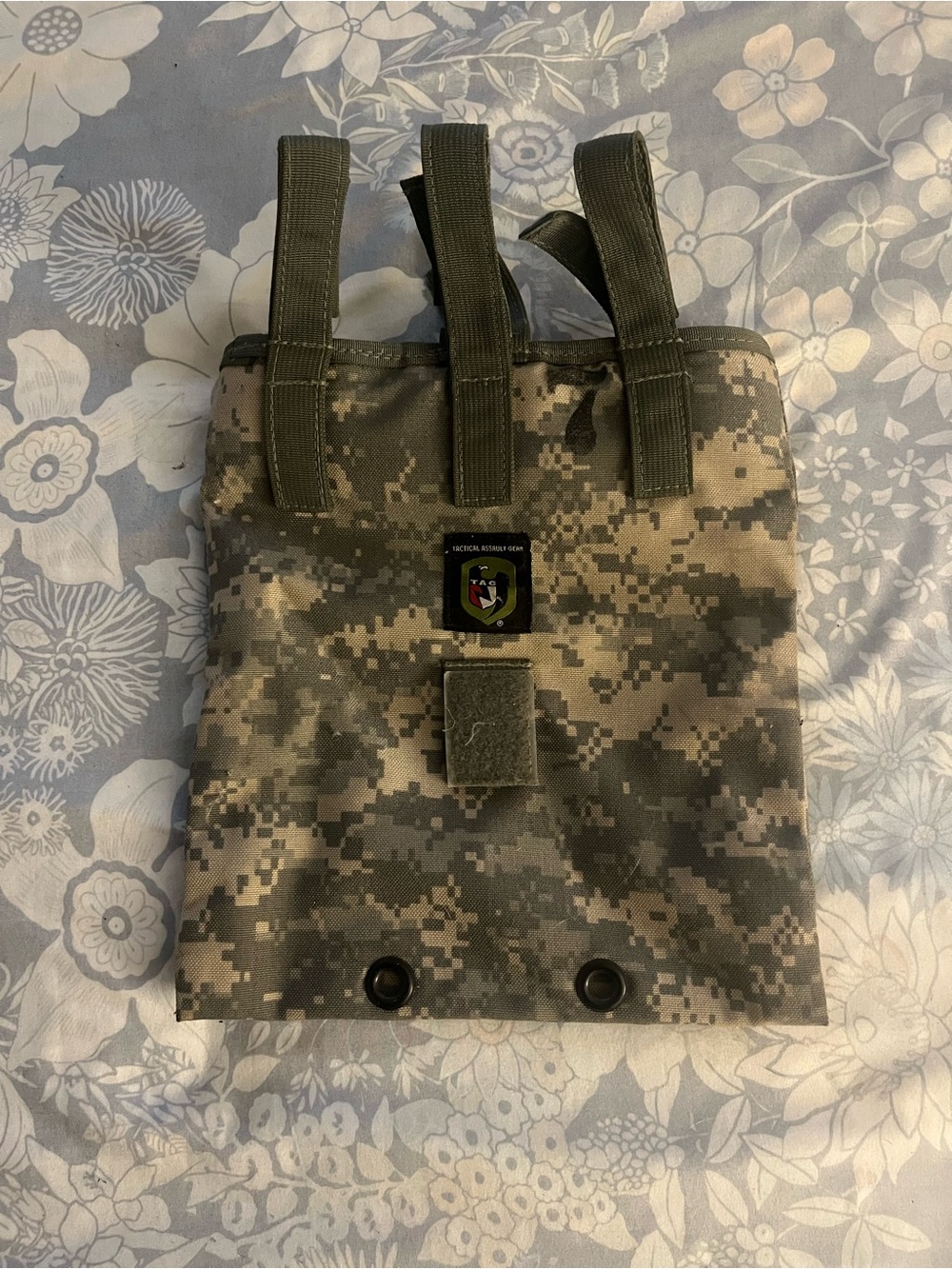TAG Tactical Assault Gear ACU Digital Camo MOLLE Roll Up Dump Mag Pouch USA